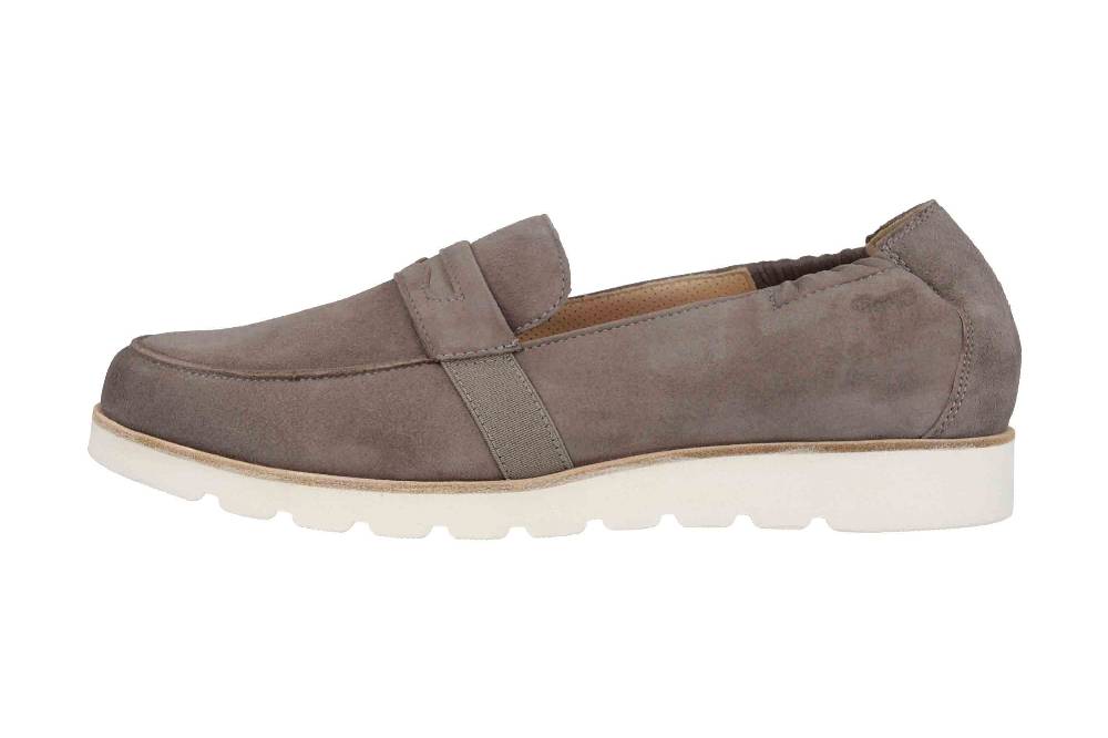 Sioux Meredith-706-XL Slipper in Übergrößen Grau 63590 große Damenschuhe