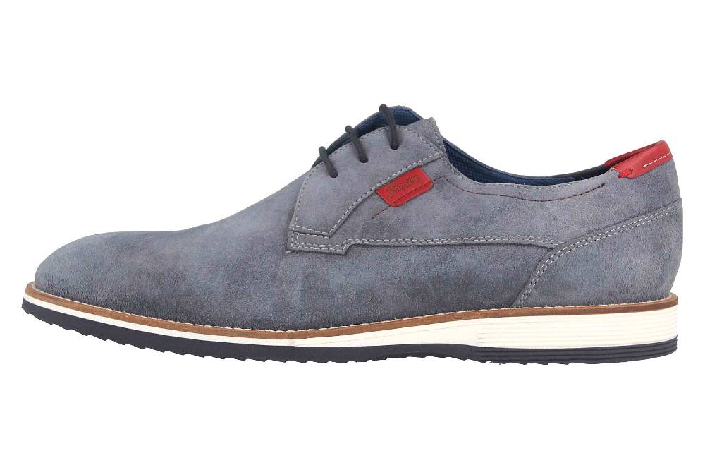 Sioux QUINTERO-709-H Halbschuhe in Übergrößen Blau 38852 große Herrenschuhe