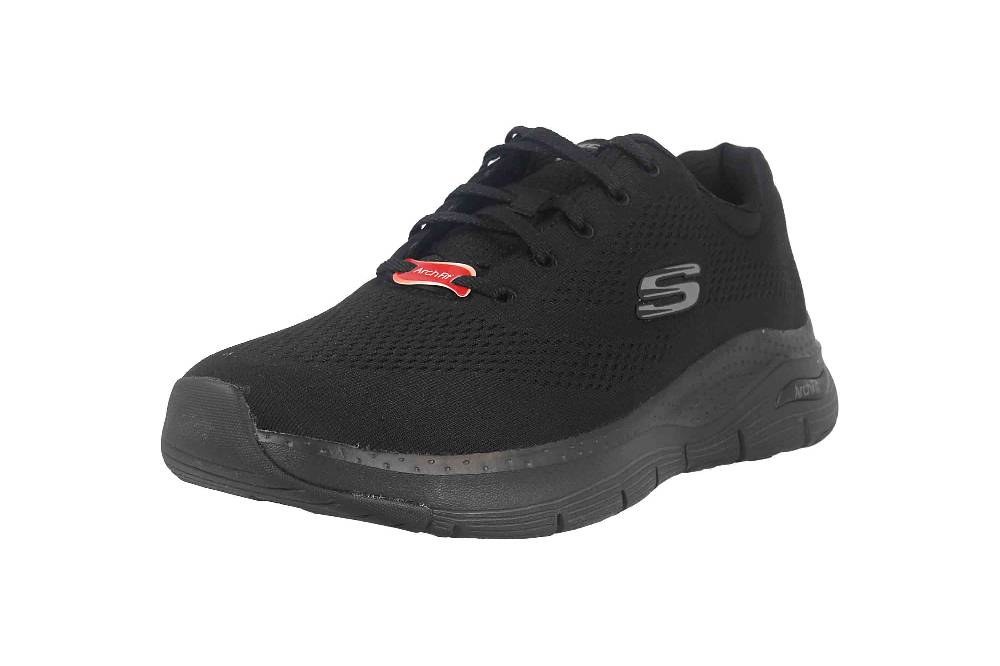 Skechers ARCH FIT BIG APPEAL Sneaker In Übergrößen Schwarz 149057 BBK Große Damenschuhe