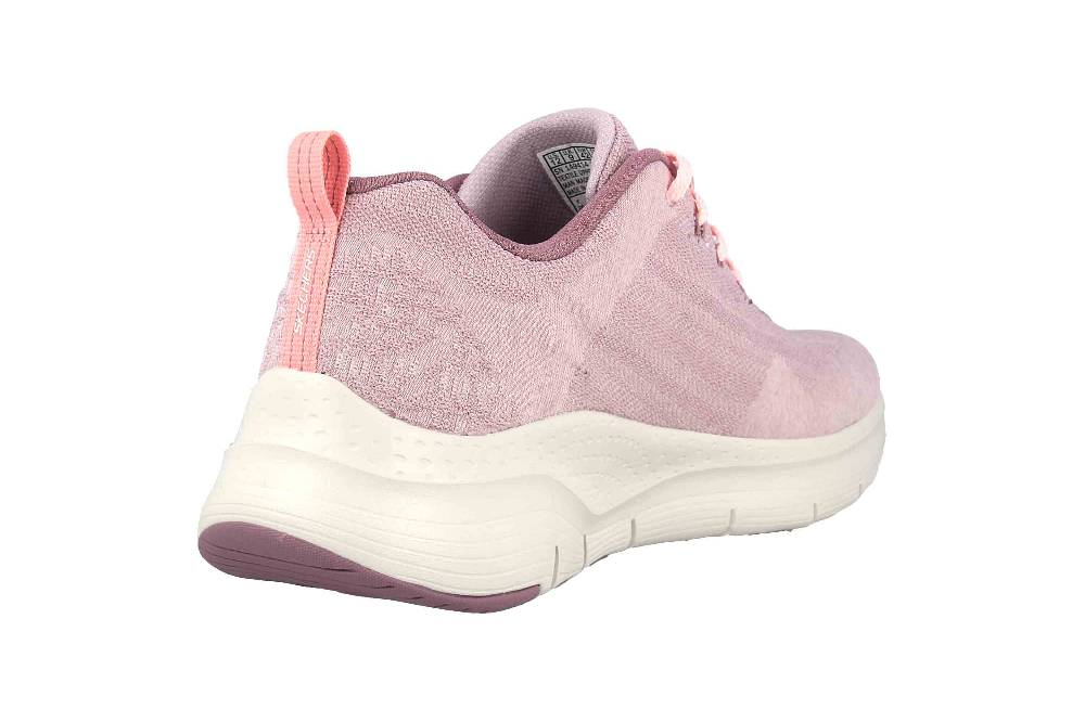 Skechers ARCH FIT COMFY WAVE Sneaker In Übergrößen Violett 149414 MVE Große Damenschuhe