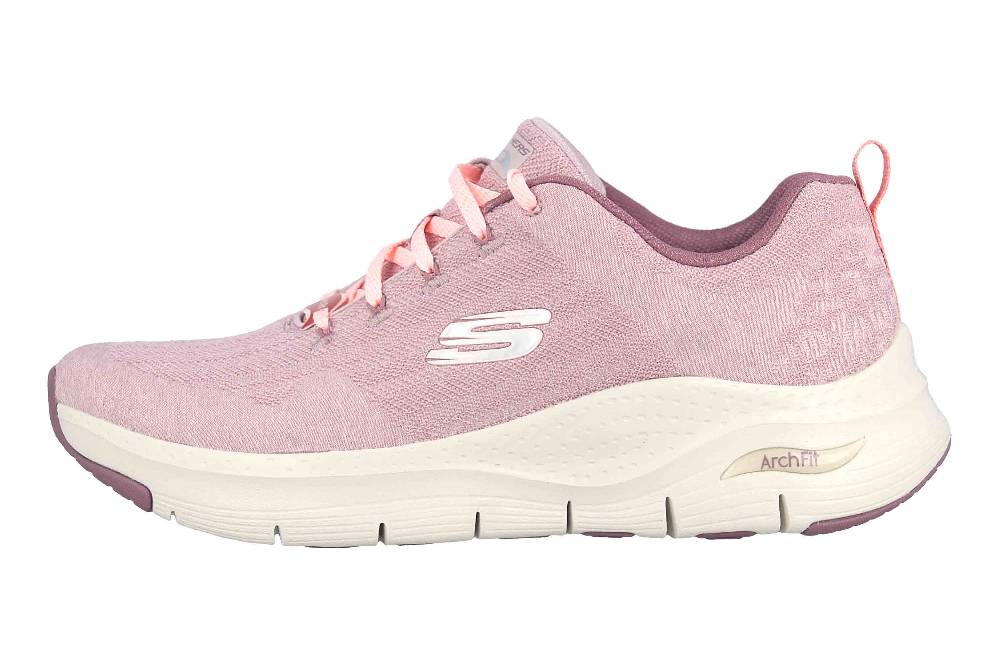 Skechers ARCH FIT COMFY WAVE Sneaker in Übergrößen Violett 149414 MVE große Damenschuhe