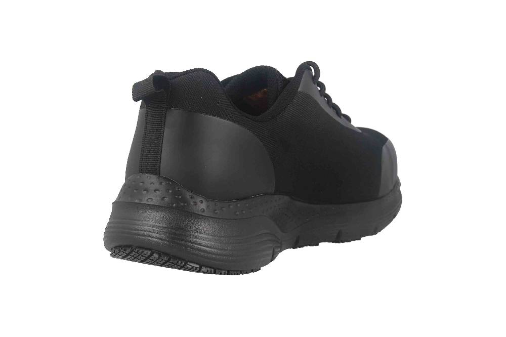 Skechers ARCH FIT SR RINGSTAP Arbeitsschuhe In Übergrößen Schwarz 200086EC BBK Große Herrenschuhe