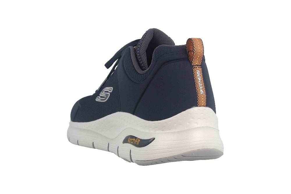 Skechers ARCH FIT TITAN Sneaker In Übergrößen Blau 232200 NVY Große Herrenschuhe