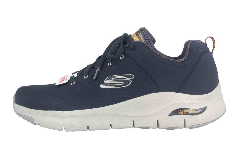 Skechers ARCH FIT TITAN Sneaker in Übergrößen Blau 232200 NVY große Herrenschuhe