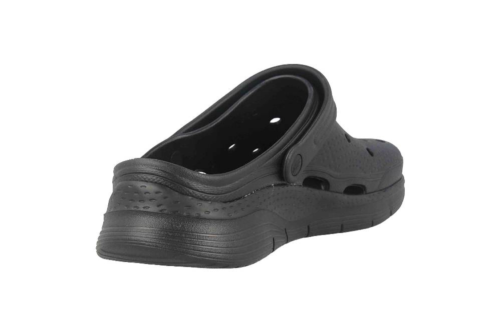 Skechers ARCH FIT VALIANT Clogs & Hausschuhe In Übergrößen Schwarz 243160 BBK/Damen Große Damenschuhe