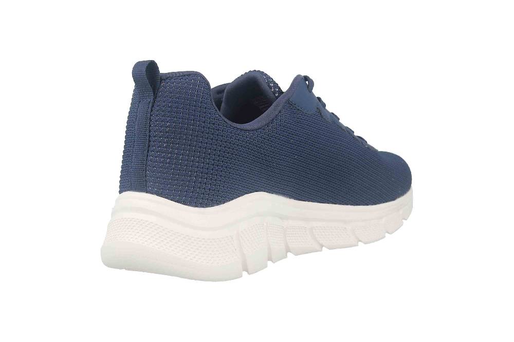 Skechers BOBS B FLEX VISIONARY ESSENCE Sneaker In Übergrößen Blau 117346 NVY Große Damenschuhe