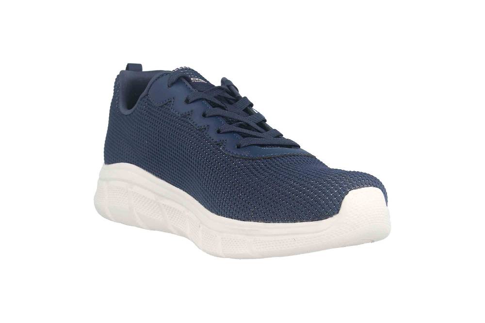 Skechers BOBS B FLEX VISIONARY ESSENCE Sneaker In Übergrößen Blau 117346 NVY Große Damenschuhe