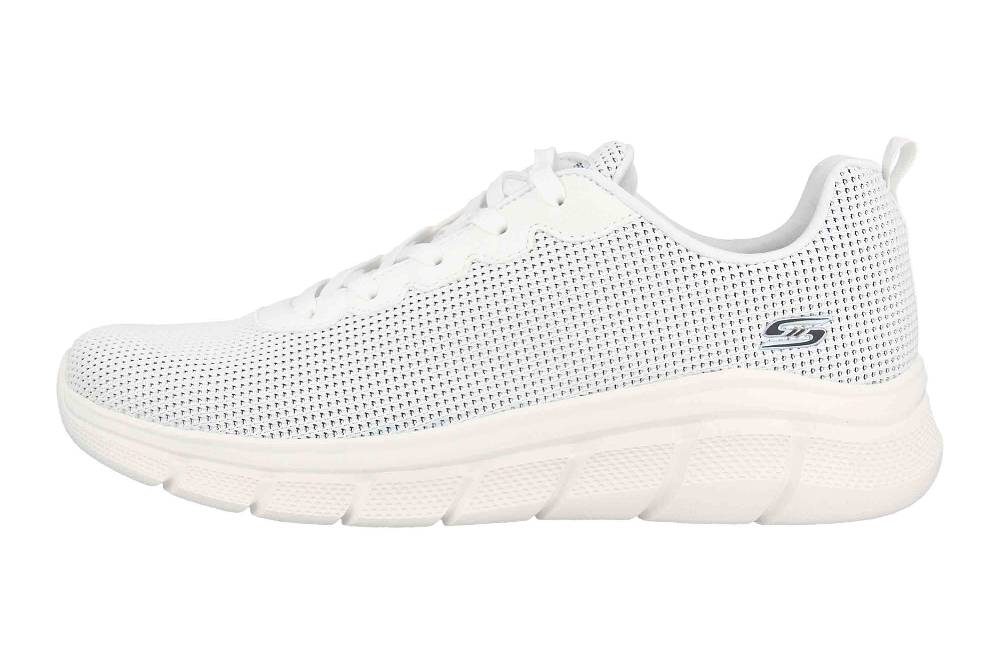 Skechers BOBS B FLEX VISIONARY ESSENCE Sneaker in Übergrößen Weiß 117346 WHT große Damenschuhe