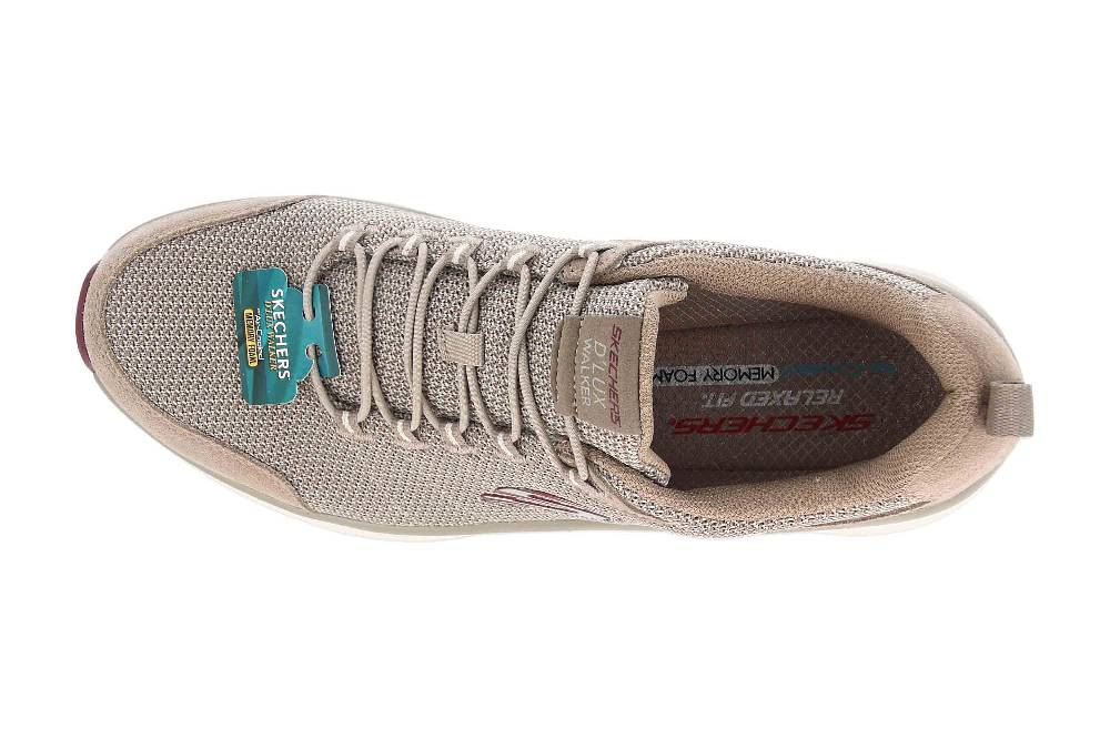 Skechers D'LUX WALKER BERSAGA Sneaker In Übergrößen Grau 232263 TPE Große Herrenschuhe