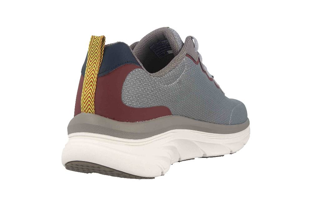 Skechers D'LUX WALKER SCRAMBLER Sneaker In Übergrößen Mehrfarbig 232264 MULT Große Herrenschuhe
