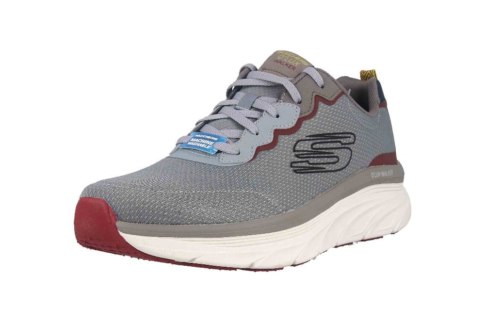 Skechers D'LUX WALKER SCRAMBLER Sneaker In Übergrößen Mehrfarbig 232264 MULT Große Herrenschuhe