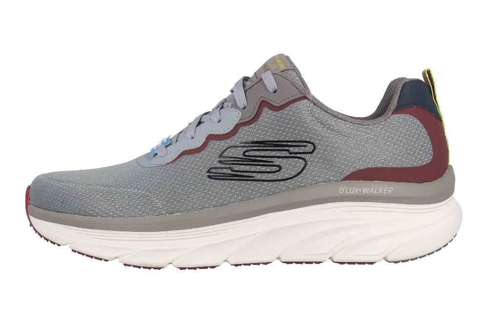 Skechers D'LUX WALKER SCRAMBLER Sneaker in Übergrößen Mehrfarbig 232264 MULT große Herrenschuhe