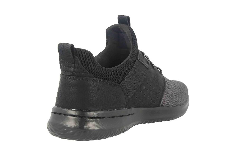 Skechers DELSON CAMBEN Sneaker In Übergrößen Schwarz 65474 BBK Große Herrenschuhe