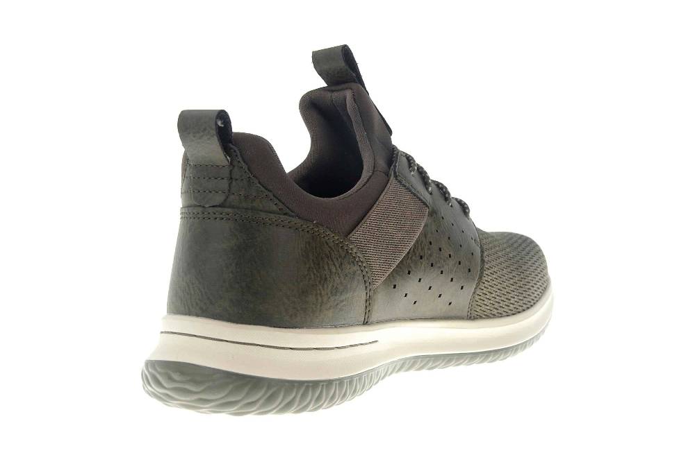 Skechers DELSON CAMBEN Sneakers In Übergrößen Grün 65474 OLV Große Herrenschuhe
