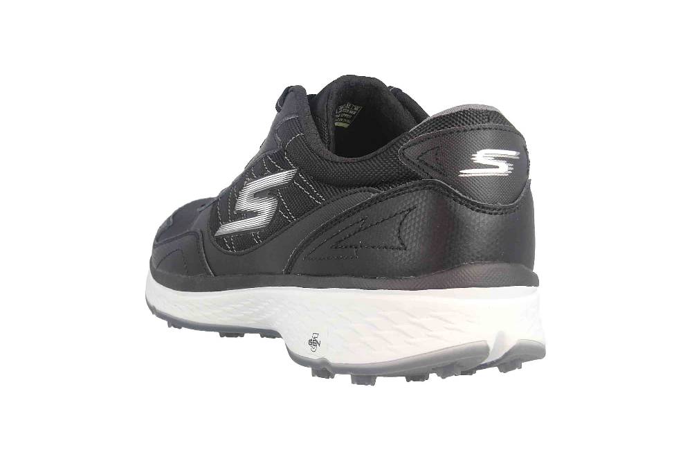 Skechers Fairway Plus Fit Sportschuhe / Golfschuhe In Übergrößen Schwarz 54525 BKW Große Herrenschuhe