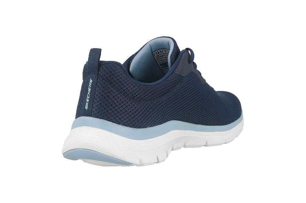 Skechers FLEX APPEAL 4.0 BRILLIANT VIEW Sneaker In Übergrößen Blau 149303 NVBL Große Damenschuhe