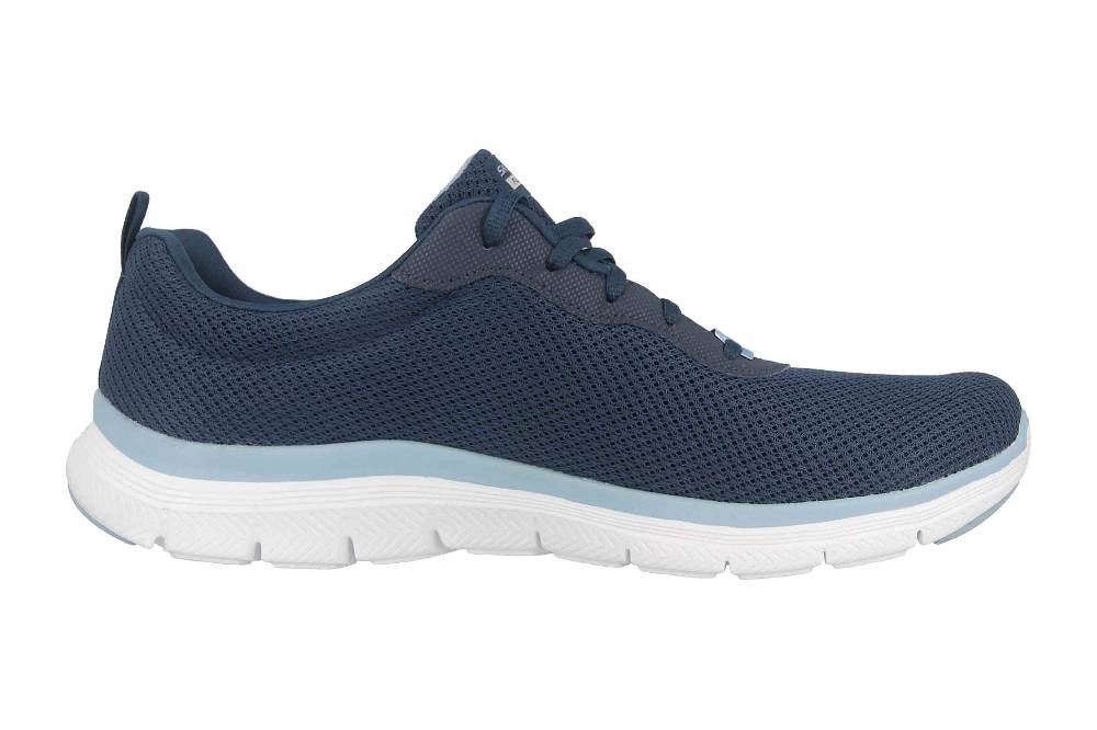 Skechers FLEX APPEAL 4.0 BRILLIANT VIEW Sneaker In Übergrößen Blau 149303 NVBL Große Damenschuhe