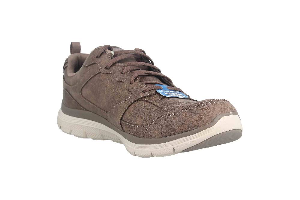 Skechers FLEX APPEAL 4.0 Sneaker In Übergrößen Braun 149573 DKTP Große Damenschuhe