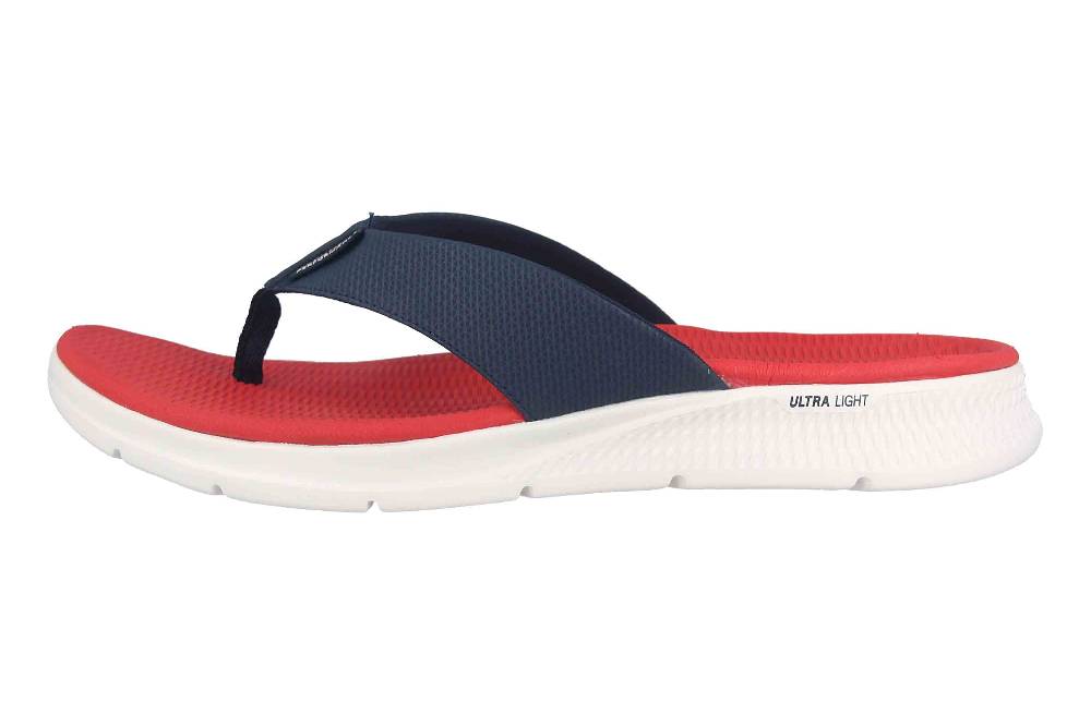 Skechers GO CONSISTENT SANDAL SYNTHWAVE Zehentrenner In Übergrößen Blau 229035 NVRD Große Herrenschuhe