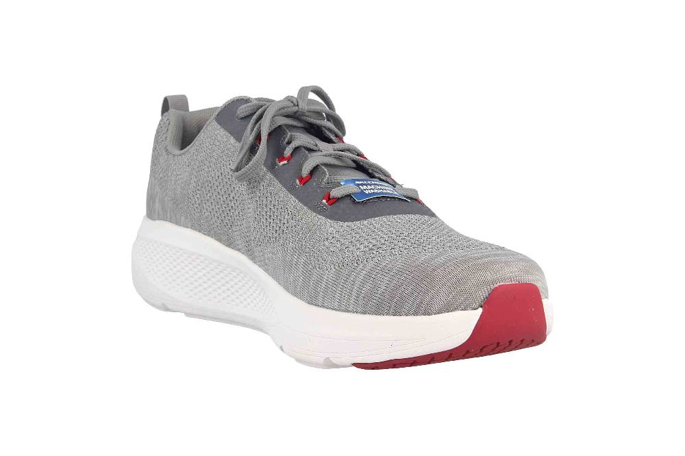 Skechers GO RUN ELEVATE Sportschuhe In Übergrößen Grau 220187 GYRD Große Herrenschuhe