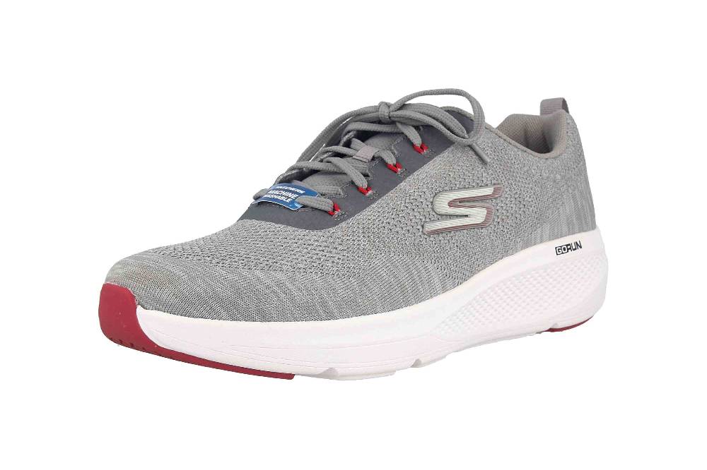 Skechers GO RUN ELEVATE Sportschuhe In Übergrößen Grau 220187 GYRD Große Herrenschuhe