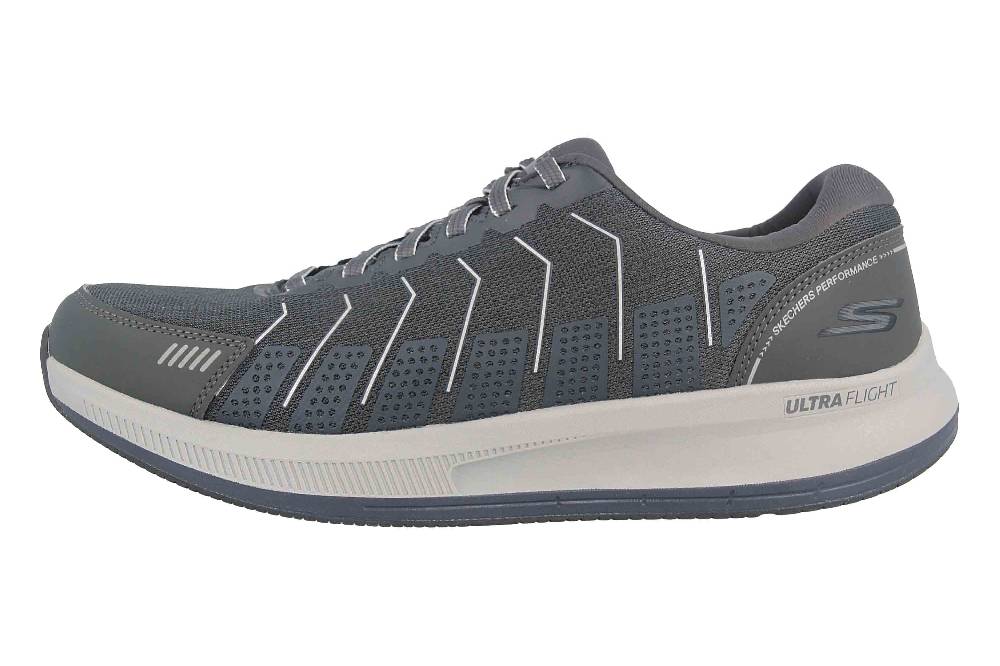 Skechers GO RUN PULSE ALANINE Sportschuhe in Übergrößen Grau 220097 CCNV große Herrenschuhe