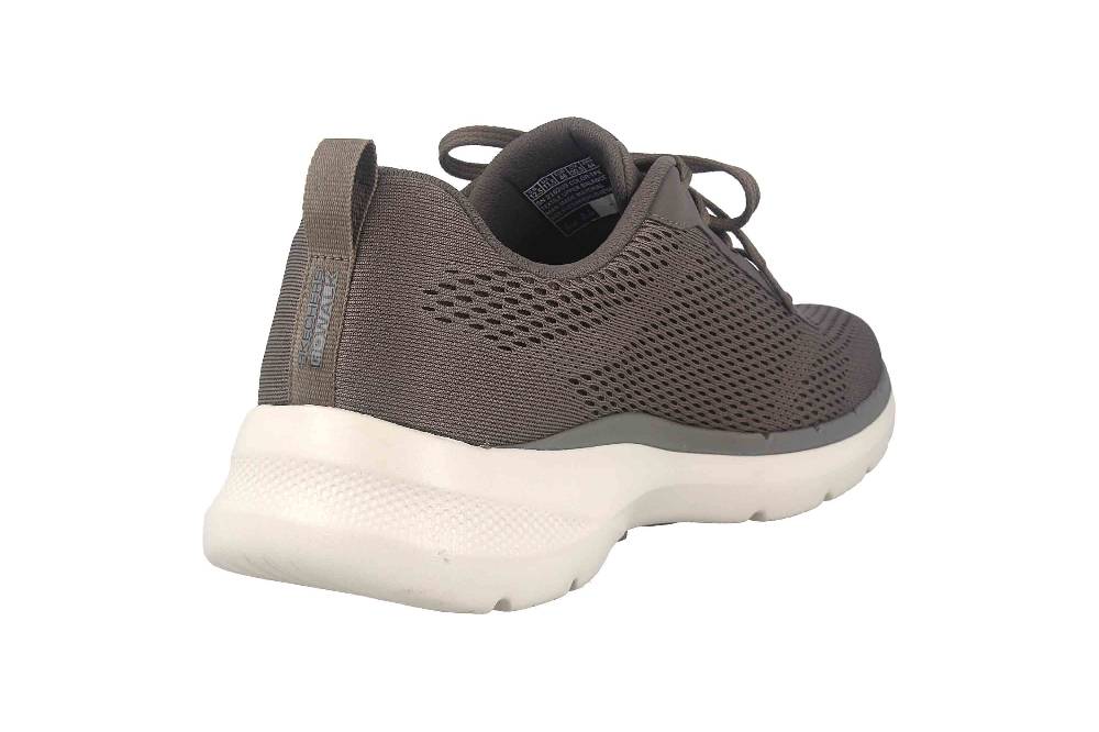 Skechers GO WALK 6 AVALO Sneaker In Übergrößen Grau 216209 TPE Große Herrenschuhe