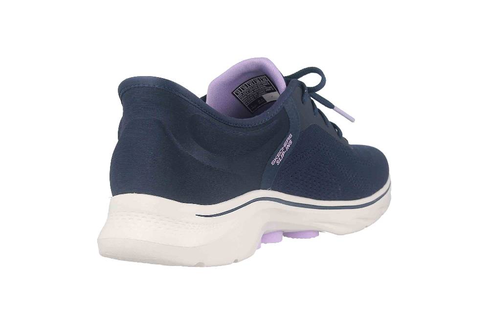Skechers GO WALK 7 VALIN Sneaker In Übergrößen Blau 125233 NVLV Große Damenschuhe