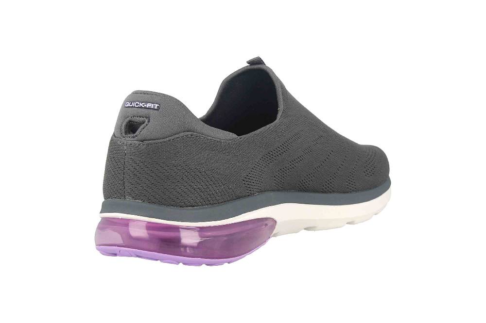 Skechers GO WALK AIR 2.0 SKY MOTION Sneaker In Übergrößen Grau 124351 CCMT Große Damenschuhe