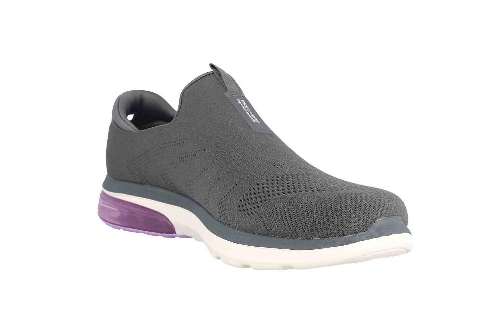 Skechers GO WALK AIR 2.0 SKY MOTION Sneaker In Übergrößen Grau 124351 CCMT Große Damenschuhe