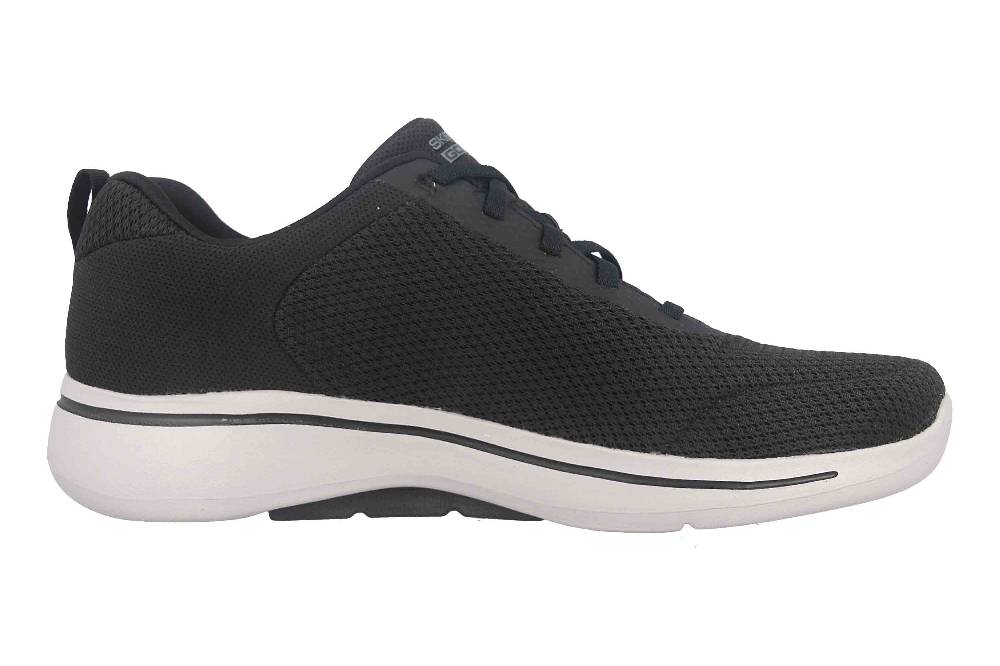 Skechers GO WALK ARCH FIT CLASSIC Sneaker In Übergrößen Schwarz 216135 BLK Große Herrenschuhe