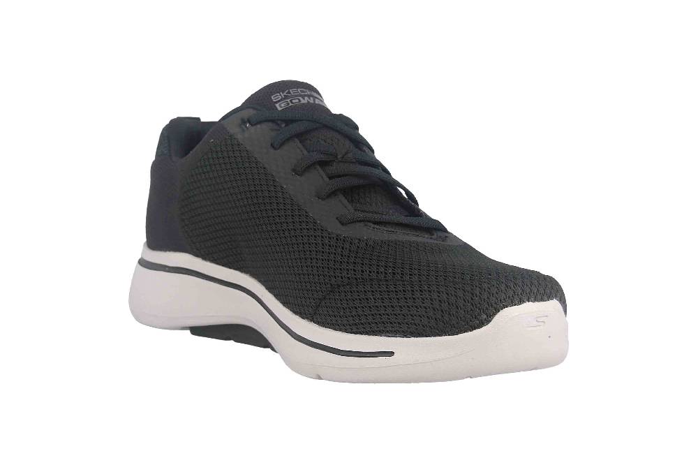 Skechers GO WALK ARCH FIT CLASSIC Sneaker In Übergrößen Schwarz 216135 BLK Große Herrenschuhe