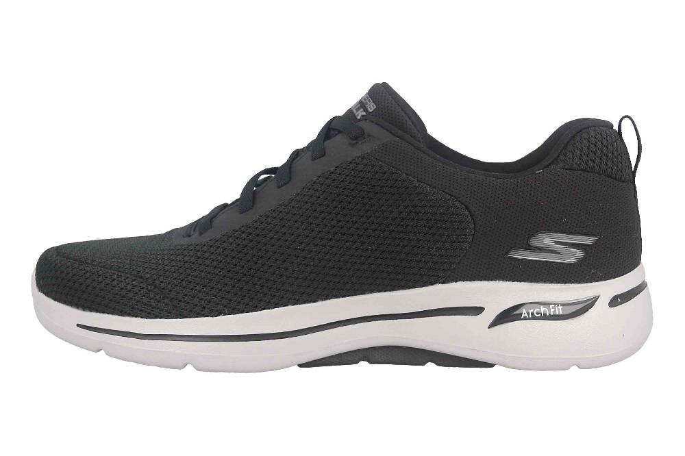 Skechers GO WALK ARCH FIT CLASSIC Sneaker in Übergrößen Schwarz 216135 BLK große Herrenschuhe