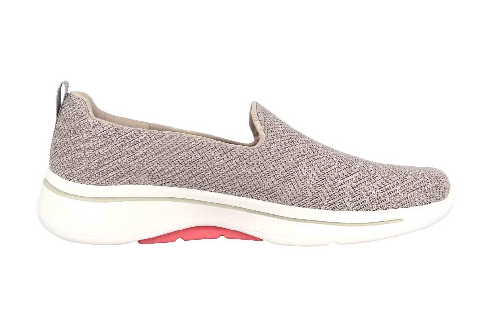 Skechers GO WALK ARCH FIT GRATEFUL Sportschuhe In Übergrößen Grau 124401 TPCL Große Damenschuhe