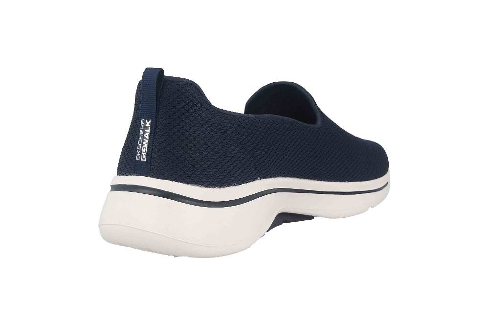 Skechers GO WALK ARCH FIT GRATEFUL Sportschuhe In Übergrößen Blau 124401 NVW Große Damenschuhe
