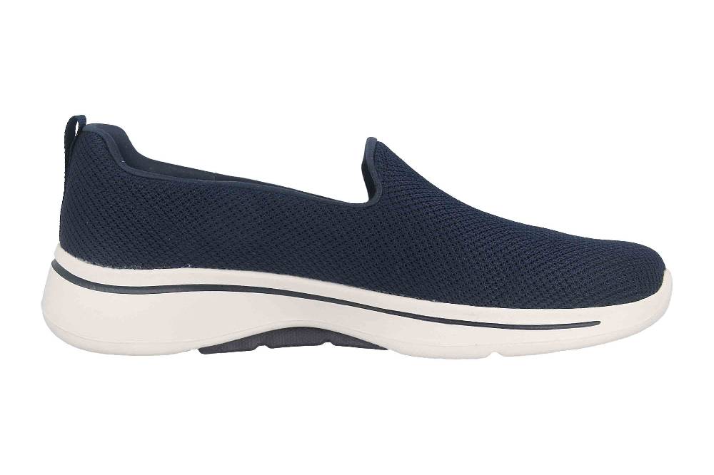 Skechers GO WALK ARCH FIT GRATEFUL Sportschuhe In Übergrößen Blau 124401 NVW Große Damenschuhe