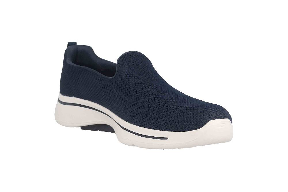Skechers GO WALK ARCH FIT GRATEFUL Sportschuhe In Übergrößen Blau 124401 NVW Große Damenschuhe