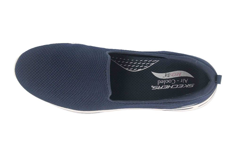 Skechers GO WALK ARCH FIT GRATEFUL Sportschuhe In Übergrößen Blau 124401 NVW Große Damenschuhe
