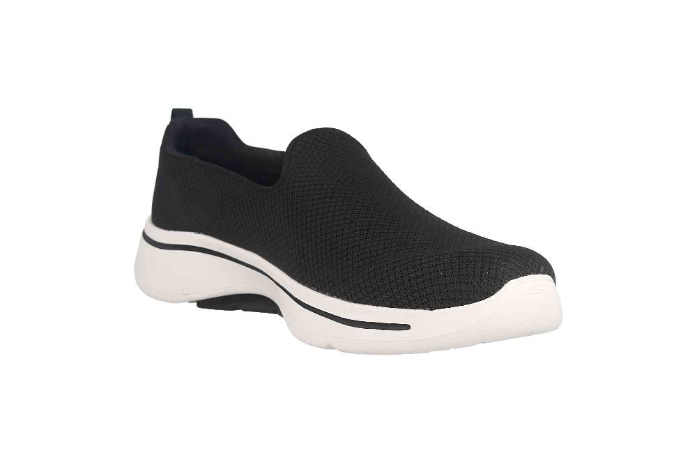 Skechers GO WALK ARCH FIT GRATEFUL Sportschuhe In Übergrößen Schwarz 124401 BKW Große Damenschuhe