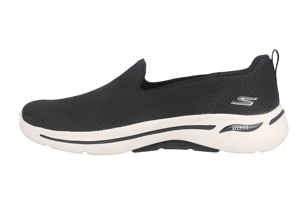 Skechers GO WALK ARCH FIT GRATEFUL Sportschuhe in Übergrößen Schwarz 124401 BKW große Damenschuhe