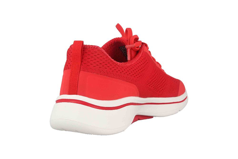 Skechers GO WALK ARCH FIT MOTION BREEZE Sneaker In Übergrößen Rot 124404 RED Große Damenschuhe