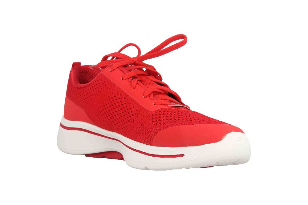Skechers GO WALK ARCH FIT MOTION BREEZE Sneaker In Übergrößen Rot 124404 RED Große Damenschuhe