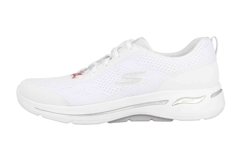 Skechers GO WALK ARCH FIT MOTION BREEZE Sneaker in Übergrößen Weiß 124404 WSL große Damenschuhe