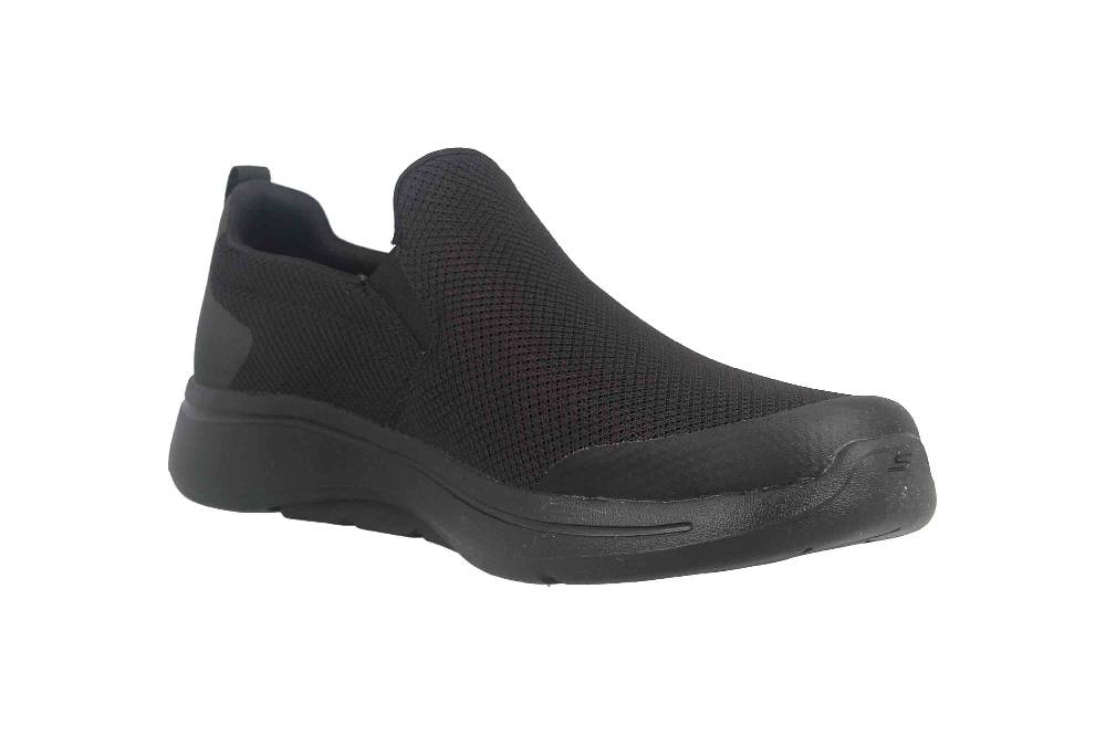 Skechers GO WALK ARCH FIT TOGPATH Sneaker In Übergrößen Schwarz 216121 BBK Große Herrenschuhe