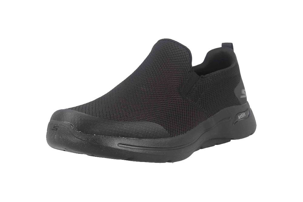Skechers GO WALK ARCH FIT TOGPATH Sneaker In Übergrößen Schwarz 216121 BBK Große Herrenschuhe