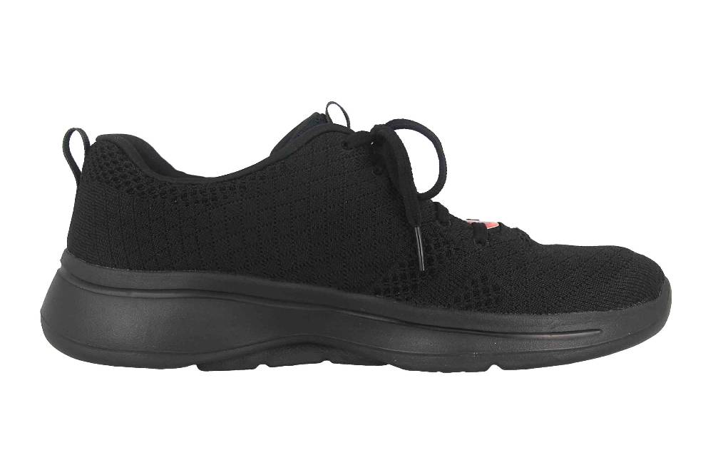 Skechers GO WALK ARCH FIT UNIFY Sneaker In Übergrößen Schwarz 124403 BBK Große Damenschuhe