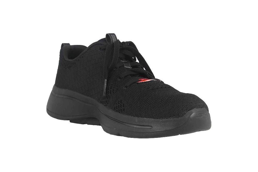 Skechers GO WALK ARCH FIT UNIFY Sneaker In Übergrößen Schwarz 124403 BBK Große Damenschuhe