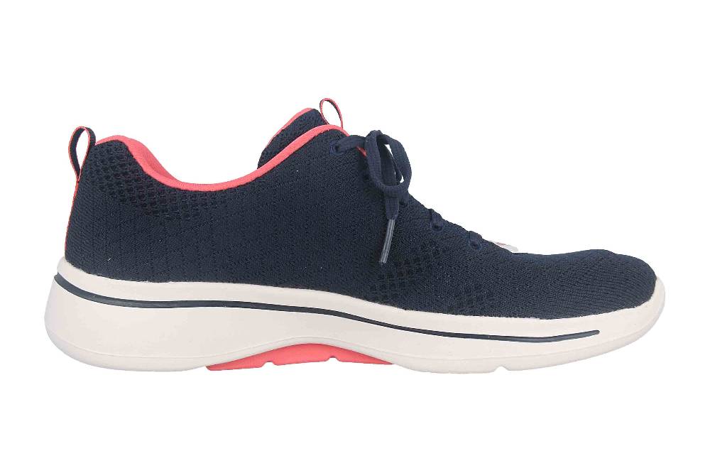 Skechers GO WALK ARCH FIT UNIFY Sneaker In Übergrößen Blau 124403 NVCL Große Damenschuhe