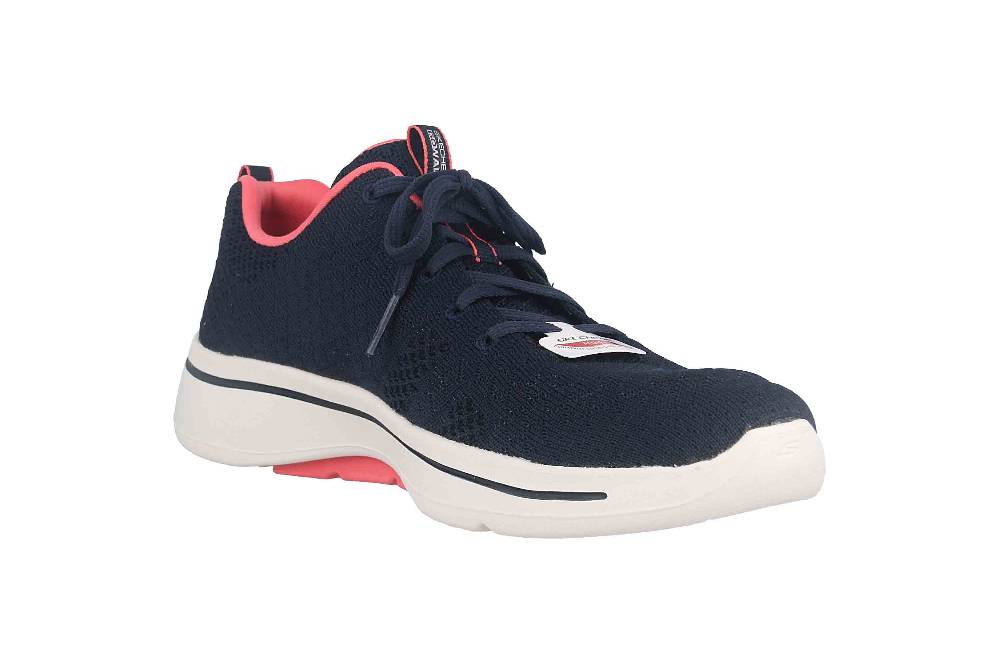 Skechers GO WALK ARCH FIT UNIFY Sneaker In Übergrößen Blau 124403 NVCL Große Damenschuhe