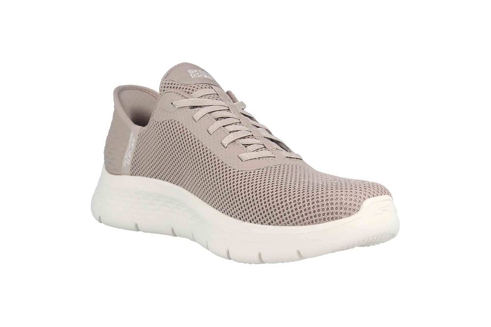 Skechers GO WALK FLEX GRAND ENTRANCE Sneaker In Übergrößen Grau 124975 TPE Große Damenschuhe